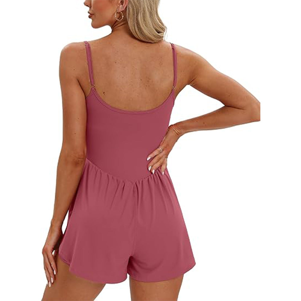 🌴Summer Breeze Essential! Double-Lined Short Romper✨ Adjustable Spaghetti Strap💃 No-Slip Sleeveless Jumpsuit | TikTok’s Hotlist 🌴Summer Breeze Essential! Double-Lined Short Romper✨ Adjustable Spaghetti Strap💃 No-Slip Sleeveless Jumpsuit | TikTok’s Hotlist